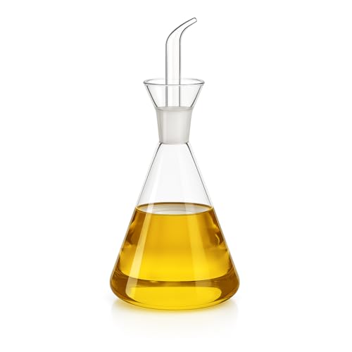 CUPERINOX Aceitera de Cristal Antigoteo para Aceite de Oliva