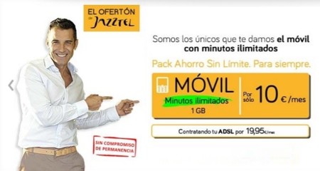 Jazztel añade llamadas ilimitadas a su oferta convergente por 45 euros al mes
