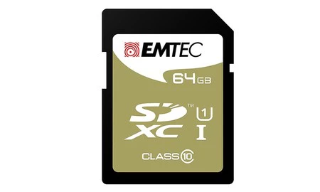 Sólo hoy en Fnac, tarjeta de memoria SD Class 10 EMTEC de 64 Gb por 14,99 euros 