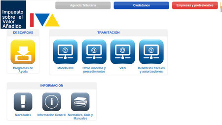 Nuevas web para IVA y Módulos de la Agencia Tributaria, ahora más fácil acceder a la información