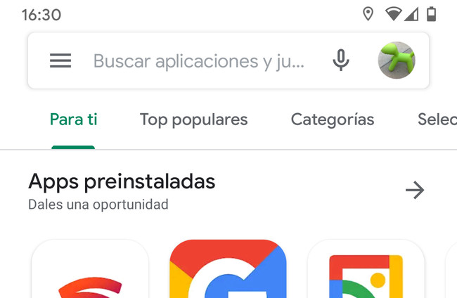 Play Store Cuenta