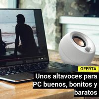 El regalo perfecto para quienes disfrutan escuchando música mientras trabajan: estos altavoces minimalistas por menos de 34 euros
