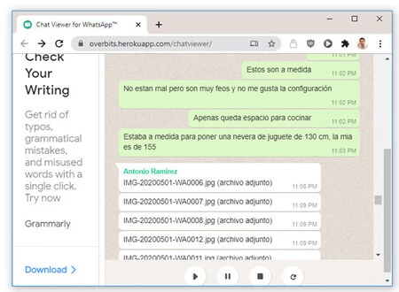 テキストと絵文字しか表示されませんが、ビューアは非常に優れています