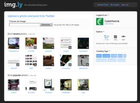 Img.ly, otra opción para publicar imágenes a través de Twitter