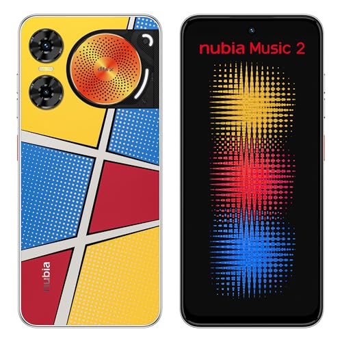 nubia Celular Music 2, Triple bocina Sonido Estéreo 256GB+8GB RAM (4GB + 4GB Dinámica) Multicolor