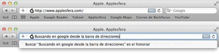 Safari Omnibar, cómo unificar la barra de búsqueda y direcciones de Safari 5 al estilo Google Chrome