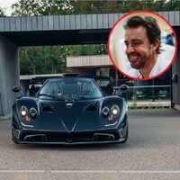 El garaje de Fernando Alonso tiene un nuevo inquilino: el único Pagani Zonda Roadster 'Diamante Verde' que jamás se ha fabricado