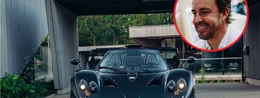 El garaje de Fernando Alonso tiene un nuevo inquilino: el único Pagani Zonda Roadster 'Diamante Verde' que jamás se ha fabricado