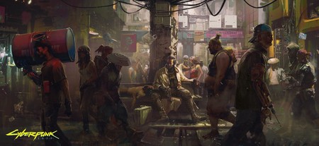 El arte conceptual que Cyberpunk 2077 mostró en la GamesCom incluye mensajes ocultos