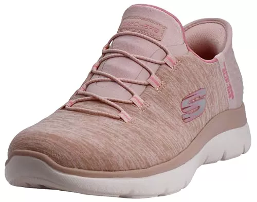 Skechers Summits Dazzling Haze Slip-In - Zapatillas deportivas para mujer, rosa, 40 EU