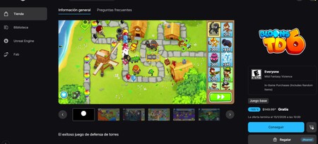 Juego Gratis Epic Games Store 8 Enero