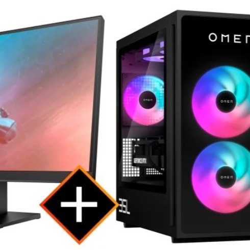 PC HP OMEN 35L Gaming GT16-0088ns AMD Ryzen 7 8700F/64GB/2TB SSD/RTX 5080 WIN 11 + Monitor OMEN 27"
