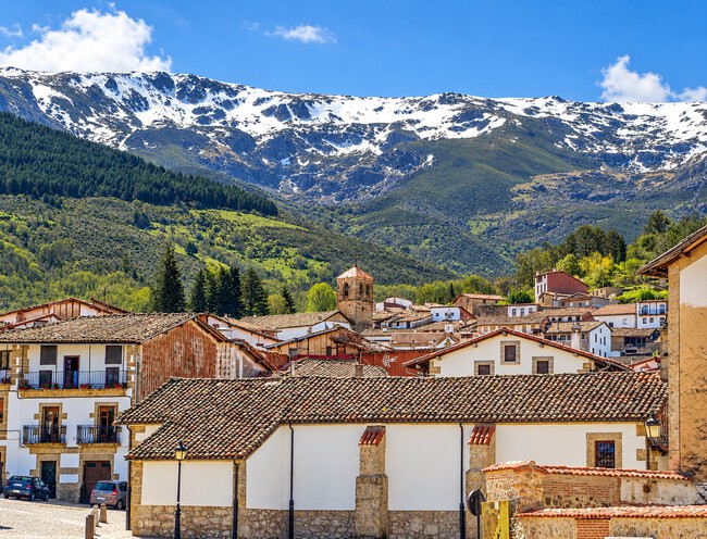 Pueblo Montana Cerca Madrid Escapada Otono Naturaleza Comida Casera Bosques Autentico