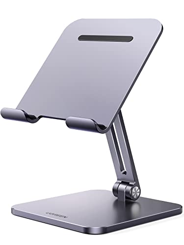 UGREEN Soporte Tablet Mesa Soporte para Móvil Mesa Soporte Tablet Plegable de Aluminio 