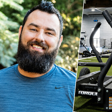 Garrett Lunceford, entrenador personal: "arrastrar el trineo es una excelente manera de contrarrestar los efectos de estar sentado todo el día y, además, reducir el dolor de rodilla" 