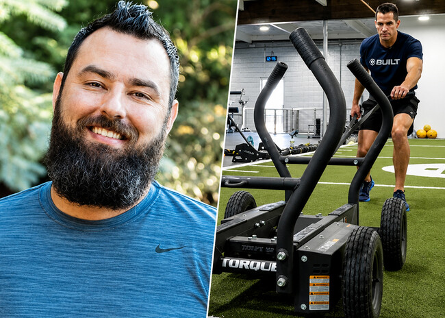Garrett Lunceford Entrenador Personal Arrastrar El Trineo Es Una Excelente Manera De Contrarrestar Los Efectos De Estar Sentado Todo El Dia Y Ademas Reducir El Dolor De Rodilla