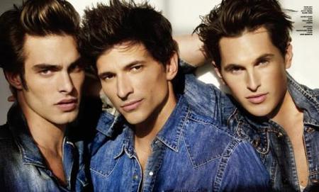 Jon Kortajarena y Andrés Velencoso juntos por el denim en VMAN