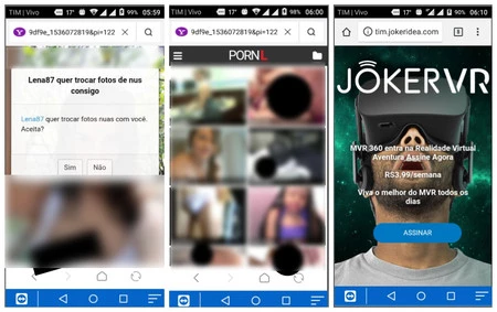 アプリがバックグラウンドでアクセスした広告の一部 - 画像: アップストリーム システム。
