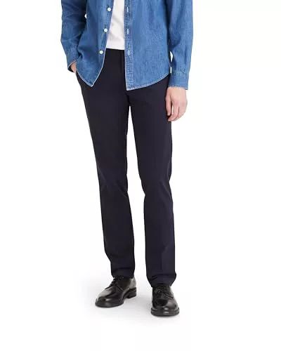 Dockers Easy Khaki Slim Fit, Pantalones Informales, Hombre, Azul (Dockers Navy), 30W / 30L