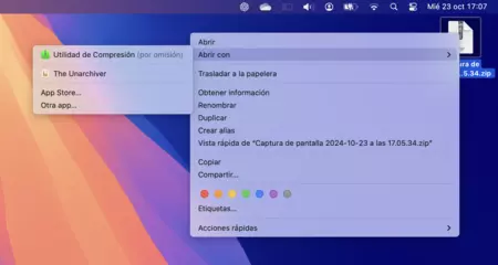 The Unarchiver: Mac で解凍するアプリケーション