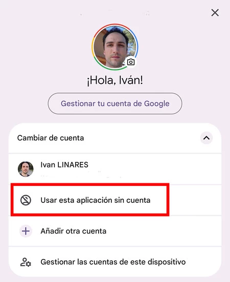 Android Autogoogle Maps Cuenta