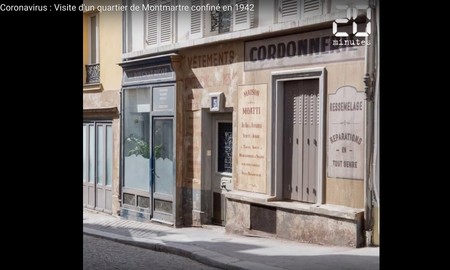 Las calles de París a las que el confinamiento ha congelado en 1942