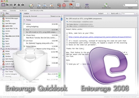 Entourage Quicklook plugin, visualiza los correos electrónicos de Entourage desde Finder