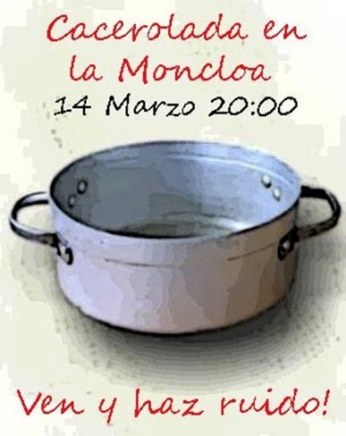 14M: Hoy es el día de la Cacerolada en La Moncloa