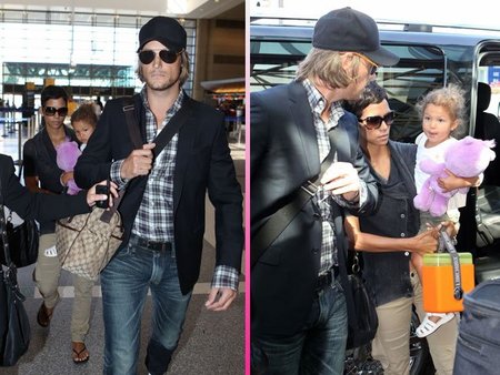 Halle Berry y Gabriel Aubry se van juntos (pero nada revueltos) a Sudáfrica