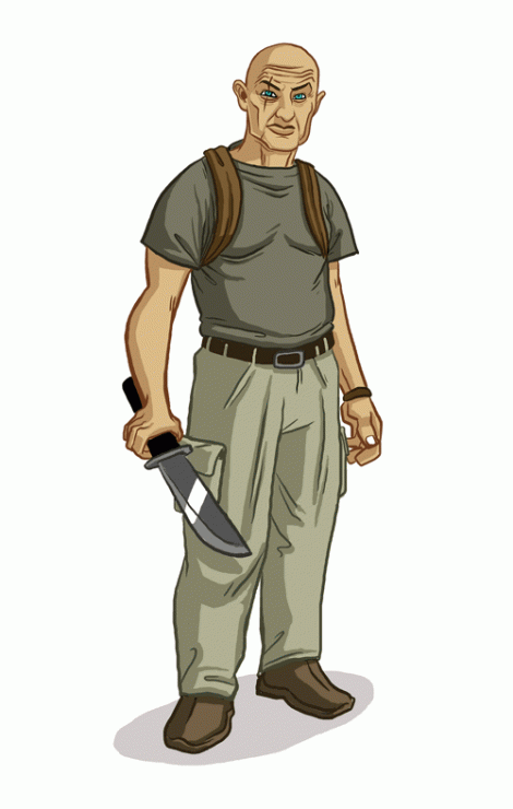 Los personajes de la serie Lost convertidos en dibujos animados por Michael Myers