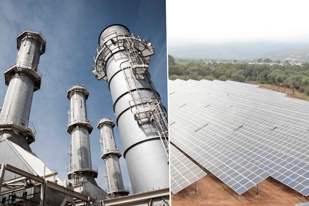 Las centrales de gas consumen muchísima agua. Endesa ha empezado a reutilizarla para limpiar paneles solares en Mallorca