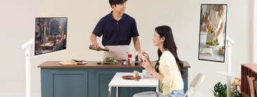 Samsung ha creado una pantalla con forma de lámpara que funciona como tele o monitor: un diseño diferente y bien pensado