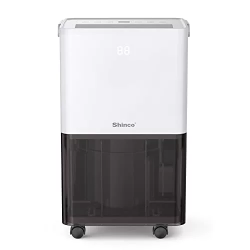 SHINCO Deshumidificador de aire silencioso 10L/día