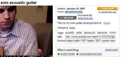 Active Sharing de Youtube