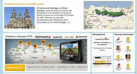 Descargar desde internet rutas turísticas para el GPS