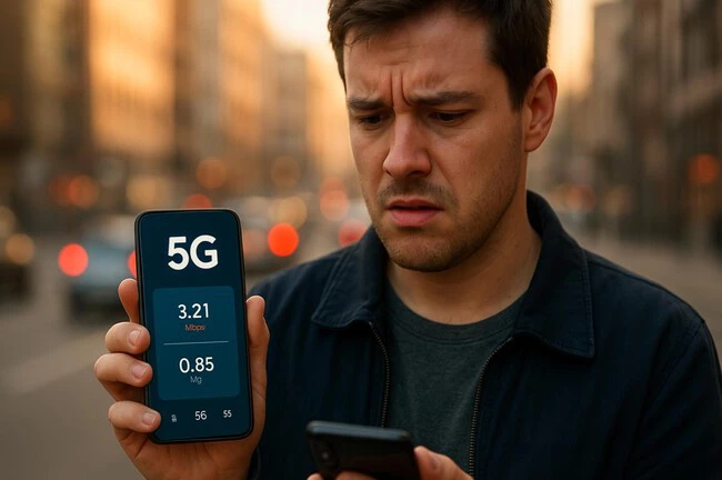 Hombre Frustrado Velocidad 5g