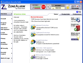 ZoneAlarm, listo para Windows Vista