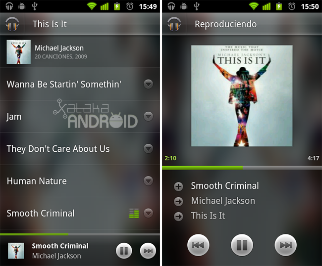 Se filtra el nuevo reproductor de Música de Android