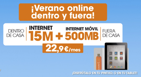 Internet dentro y fuera de casa por 22.9 euros mensuales con Euskaltel