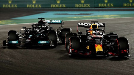 Verstappen Hamilton Abu Dabi F1 2021