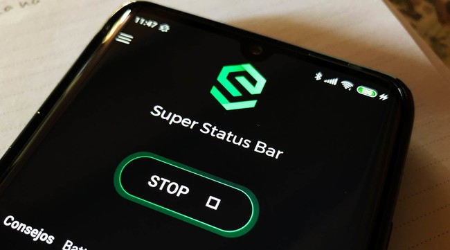 Personalización Barra Estado Super Status Bar