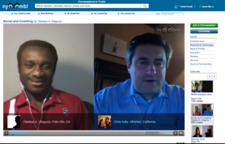 Nyoombl, el Livestream de las conversaciones