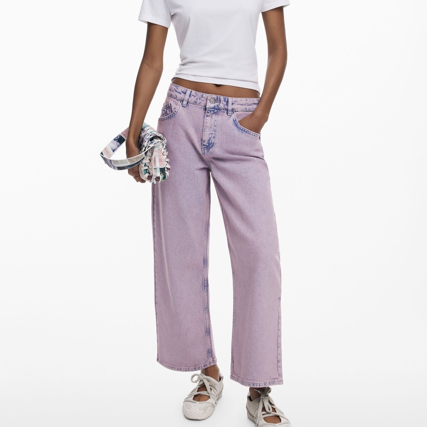 Pantalón vaquero culotte