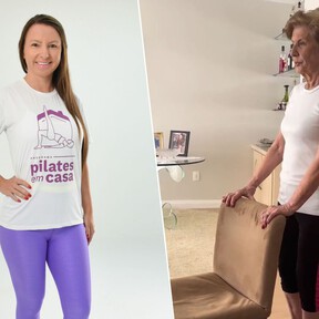 Vanessa Andrade, entrenadora de Pilates: "Esta rutina de cuatro ejercicios en silla es sencillo e ideal fortalecer las piernas de personas de más de 60 años"  
