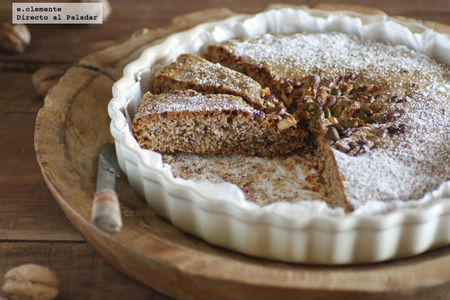 Torta de nuez y pistachos. Receta