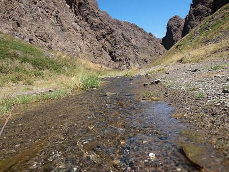 El valle de Yolyn Am, en el desierto del Gobi