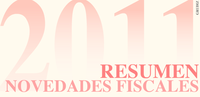 Resumen de las novedades fiscales para 2011