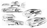 Los bocetos del Mustang