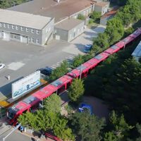 !Llegó la hora del viaje! El primer tren de la Línea 1 del Metro de Bogotá está listo para partir desde China y esto durará su travesía 