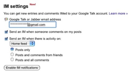 FriendFeed añade interacción desde sistemas de mensajería XMPP/Jabber